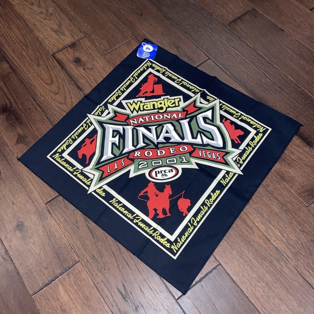 Wrangler National Finals Rodeo Las Vegas 2001 Bandana 43RD Event - Picture 3 of 6